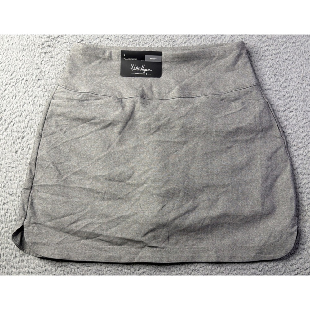 NWT Walter Hagen Skort Womens Size Small Waist 26" Gray Lady Hagen Skort